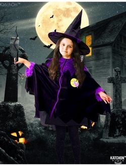KatchOn, Halloween Witch Costume for Girls - Halloween Witch Dress for Girls | Halloween Costumes for Girls with Black Hat