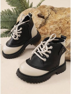 YuJianShoe Kids&Baby Classic Unisex Fashionable Cute All-match British Style Short Boots With Soft Anti-skid, Anti-kick Bike, Casual Boots