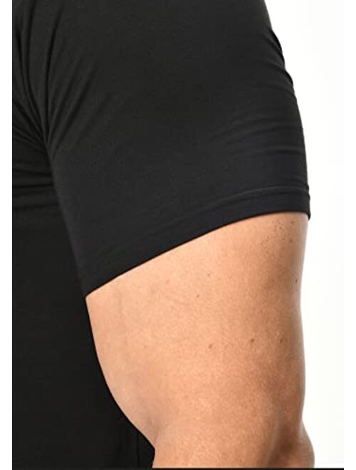 Comfneat Men's Undershirts Bamboo Viscose V-Neck Cool Feeling T-Shirt 3-Pack Knit Tops