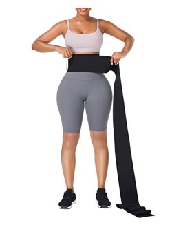 Waist Trainer for Women Snatch Bandage Tummy Wrap Plus Size Workout Waist Trimmer for Gym Sport