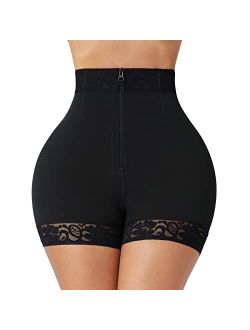 Butt Lifting Shapewear Body Shaper for Women Tummy Control Panties with Hook Zipper Closure