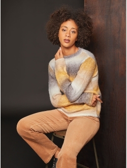 Women's Crewneck Ombre Sweater