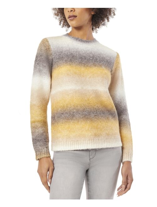 JONES NEW YORK Women's Crewneck Ombre Sweater