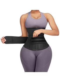 Latex Waist Trainer for Women Tummy Control Shapewear Waist Cincher Hourglass Body Shaper Workout 25-Steel Bones