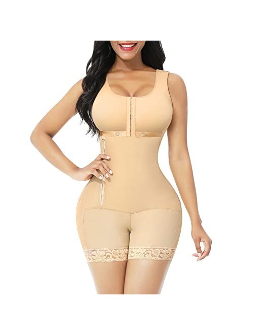 FeelinGirl Fajas Colombianas Full Body Shapewear for Women Post Surgery Compression Garment Reductoras y Moldeadoras
