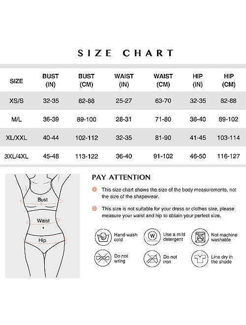 FeelinGirl Seamless Short Sleeve Bodysuit for Women Tummy Control Shapewear Scoop Neck Thong Sculpting Jumpsuit Tops