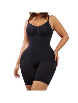 Low Back Bodysuit for Women Tummy Control Shapewear Seamless Faja Body Sculpting Shaper