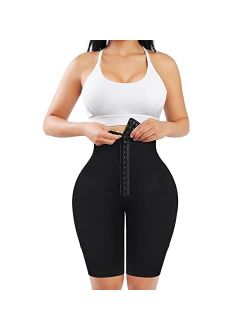 Shapewear for Women Tummy Control Waist Trainer Short Body Shaper Thigh Slimmer Butt Lifting with Pocket