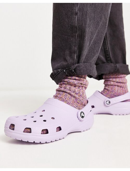 Crocs classic clogs in lilac