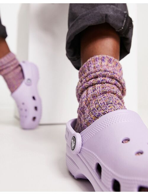 Crocs classic clogs in lilac