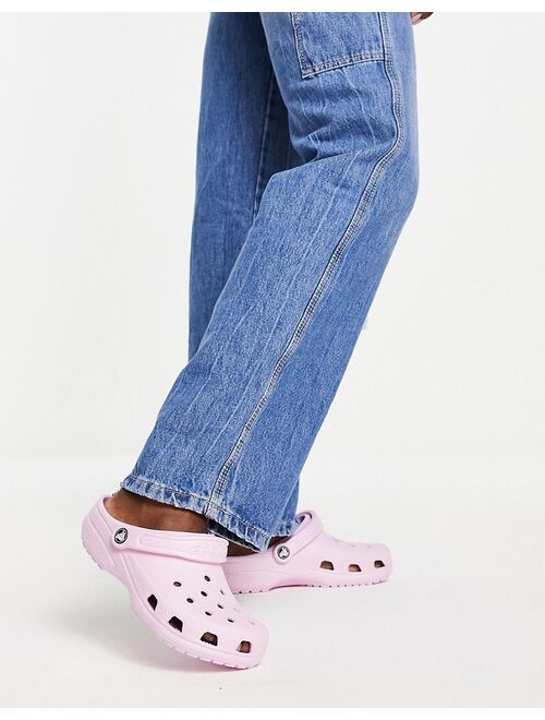 Crocs classic clogs in ballerina pink