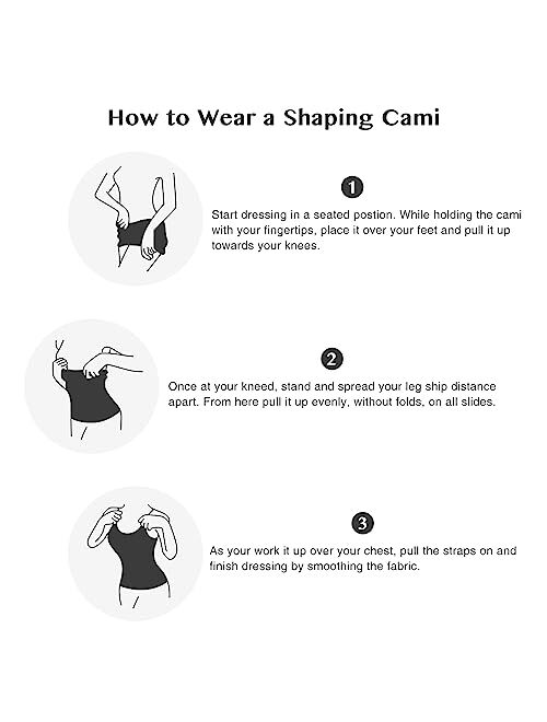 FeelinGirl Compression Cami for Women Tummy Control Camisole with Padded Bras Scoop Neck Shapewear Tank Tops