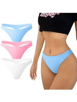 Women's 3 Pack Underwears Seamless Hipster Underwear Soft Stretch Sexy Underwears S-XL