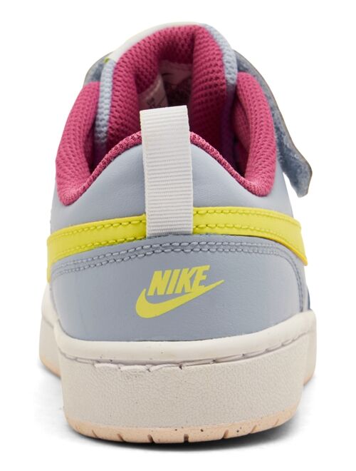 NIKE Little Kids Court Borough Low 2 Stay-Put Closure Casual Sneakers from Finish Line
