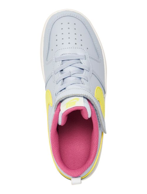 NIKE Little Kids Court Borough Low 2 Stay-Put Closure Casual Sneakers from Finish Line