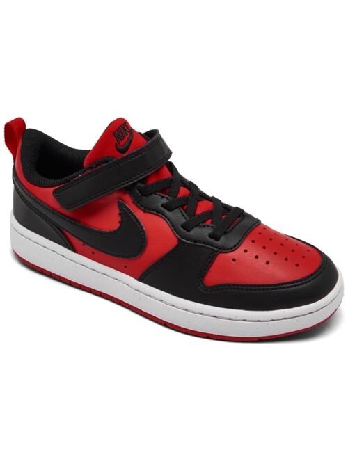 NIKE Little Kids Court Borough Low Recraft Stay-Put Casual Sneakers From Finish Line