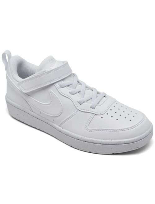NIKE Little Kids Court Borough Low Recraft Stay-Put Casual Sneakers From Finish Line