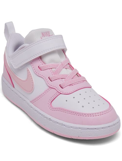 NIKE Toddler Girls Court Borough Low Recraft Stay-Put Casual Sneakers from Finish Line