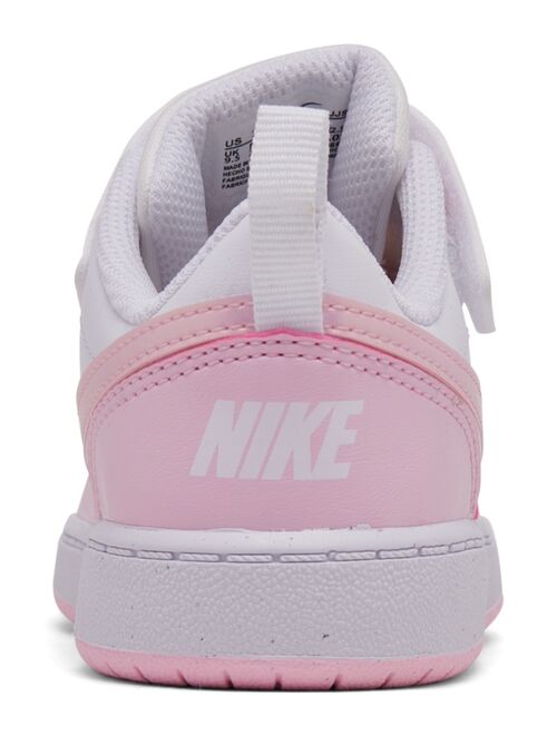 NIKE Toddler Girls Court Borough Low Recraft Stay-Put Casual Sneakers from Finish Line
