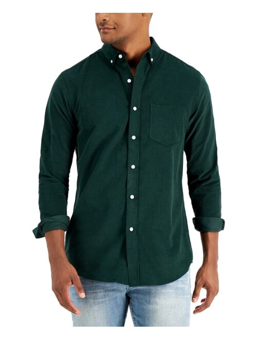 CLUB ROOM Men's Regular-Fit Stretch Corduroy Shirt, Created for Macy's