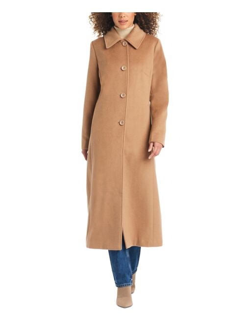 JONES NEW YORK Women's Single-Breasted Maxi Coat