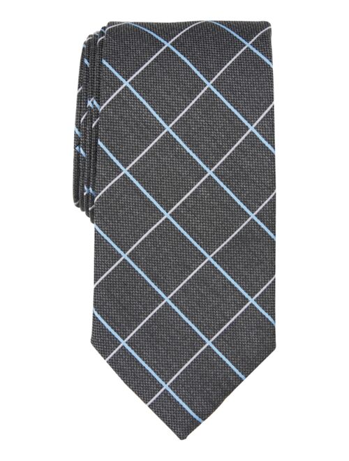 CLUB ROOM Men's Preston Grid Tie, Created for Macy's