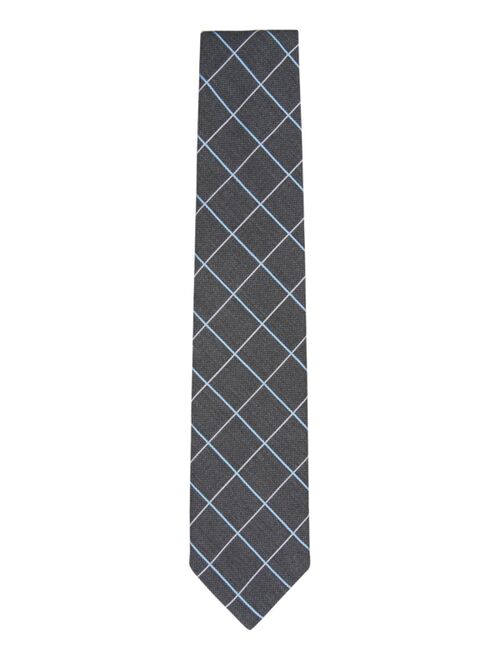 CLUB ROOM Men's Preston Grid Tie, Created for Macy's