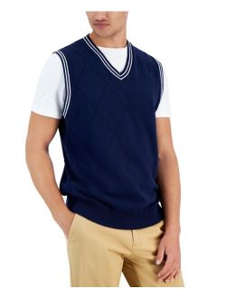 Men's Argyle Sweater Vest, Created for Macy's