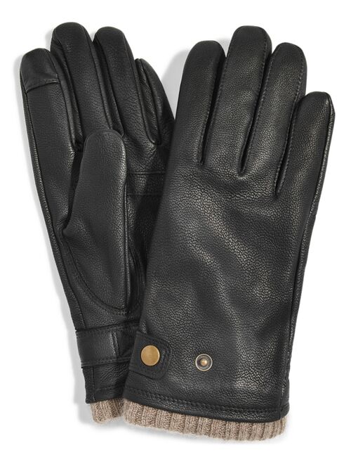CLUB ROOM Men's Quilted Cashmere Gloves, Created for Macy's