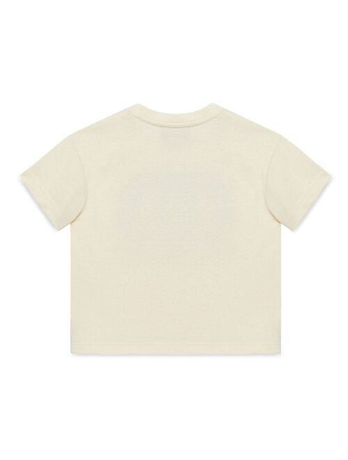 Gucci Kids Interlocking G-logo cotton T-shirt
