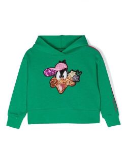 Daffy Duck-applique hoodie