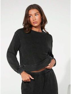 BASICS Cozy Fleece Women Sweatshirts