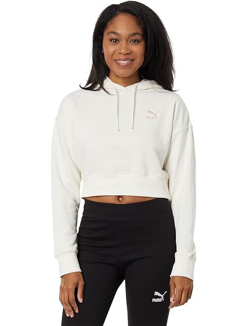 PUMA Classics Cropped Hoodie