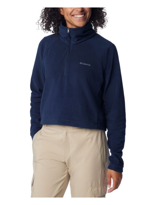 Columbia Women's Glacial Cropped II Sportswear Fleece 1/2-Zip Top