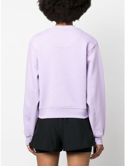 adidas by Stella McCartney logo-print organic cotton sweatshirt