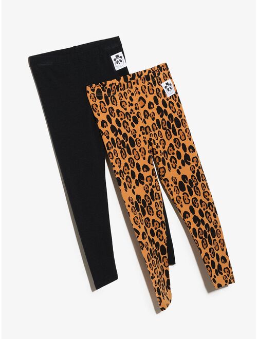 Mini Rodini set-of-two leopard print leggings