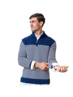 Men's Half Zip Pullover Sweater