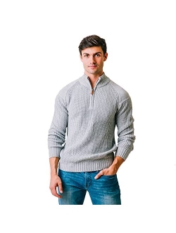Men's Half Zip Pullover Sweater