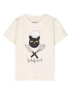 Chef Cat cotton T-shirt
