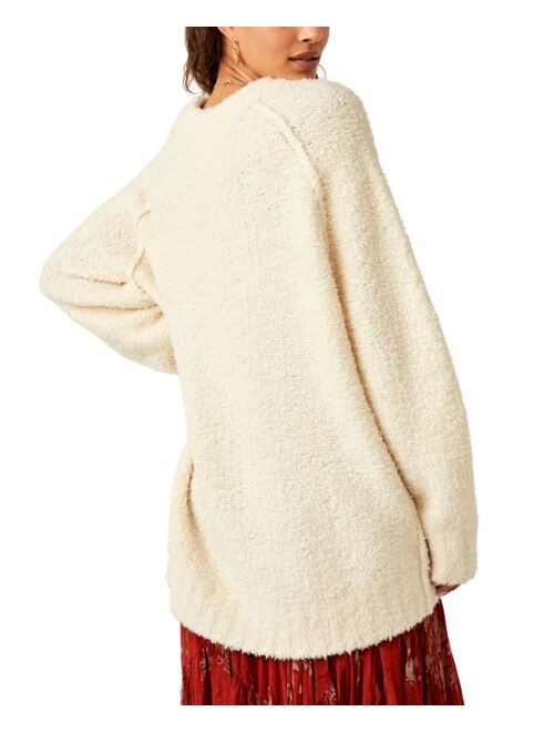 FREE PEOPLE Women's Teddy Long-Sleeve Sweater Tunic