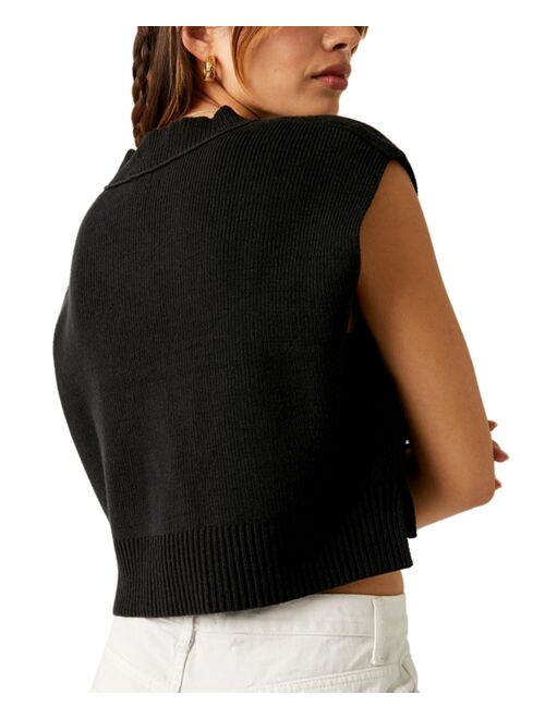 FREE PEOPLE Women's Easy Street Ribbed Sweater Vest