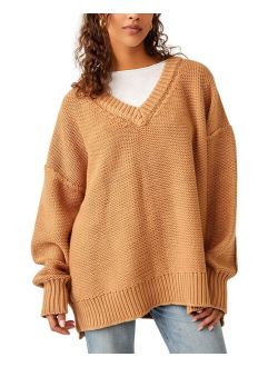Women's Alli V-Neck Long-Sleeve Sweater