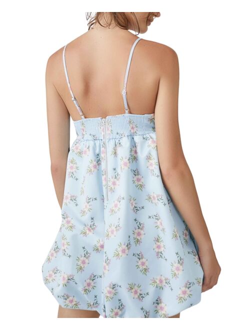FREE PEOPLE Women's In A Bubble Floral Minidress