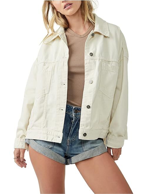 Free People Opal Swing Denim Jacket