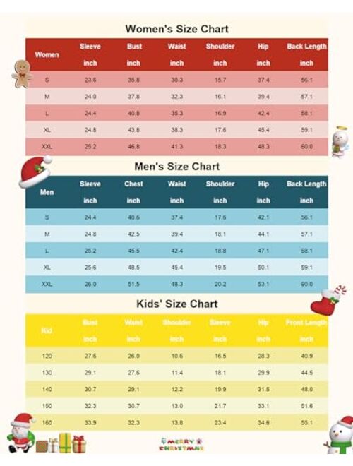 Ekouaer Family Matching Hoodie Onesies Zipper Christmas Jumpsuit 2023 Winter Fashion One Piece Pajamas