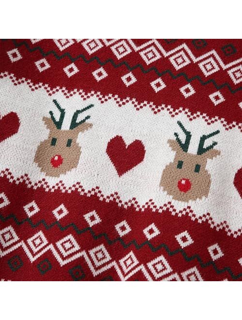 SANMIO Toddler Baby Boys Girls Deer Christmas Cardigan Sweater Button-up Cotton Coat