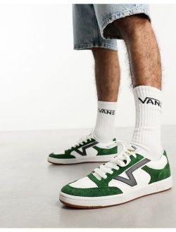 Lowland sneakers in green and white