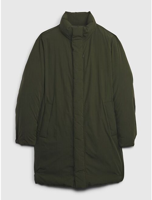 Gap Nylon Solid Long Sleeve Parka Jacket