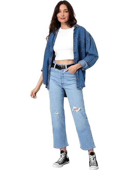 Levi's Womens Ribcage Straight Ankle