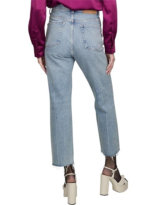 7 For All Mankind Logan Stovepipe w/ Fringe Hem in Ode To